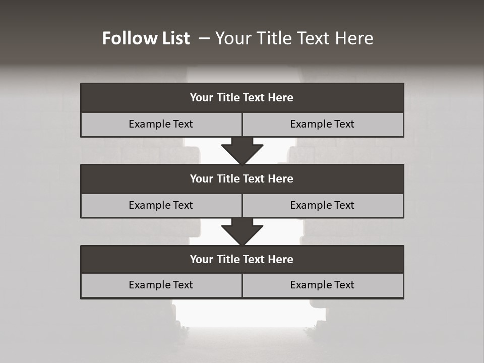 Closed Conceptual Secret PowerPoint Template