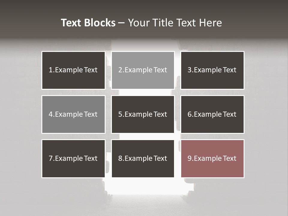 Closed Conceptual Secret PowerPoint Template