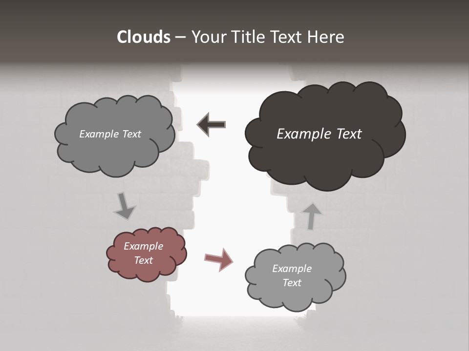 Closed Conceptual Secret PowerPoint Template