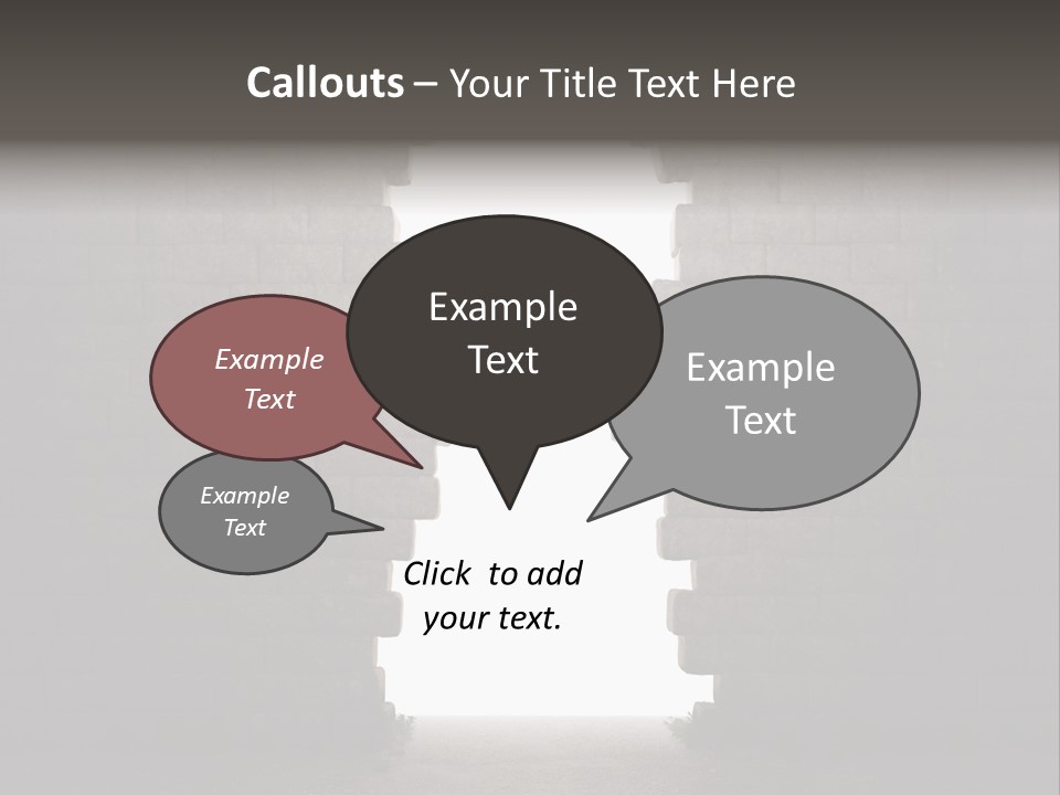 Closed Conceptual Secret PowerPoint Template