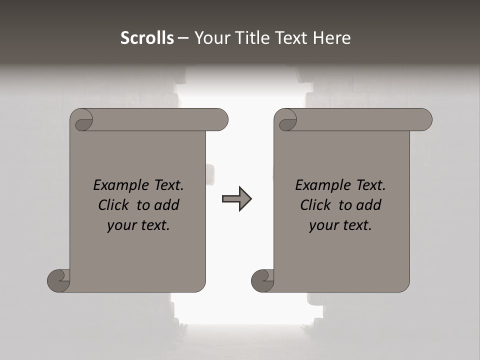 Closed Conceptual Secret PowerPoint Template
