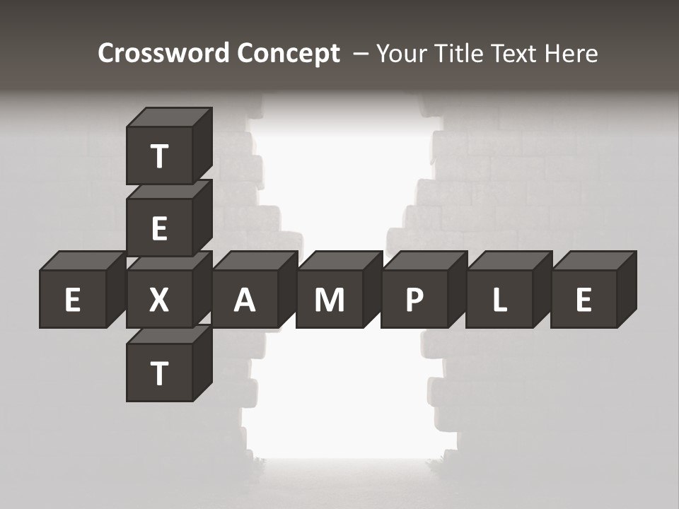 Closed Conceptual Secret PowerPoint Template