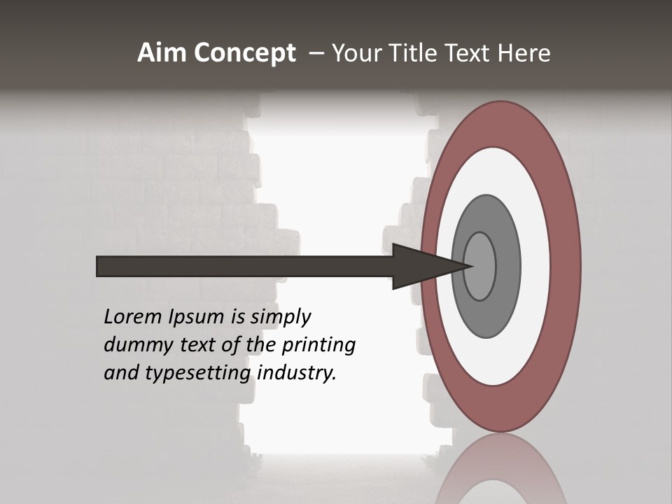 Closed Conceptual Secret PowerPoint Template