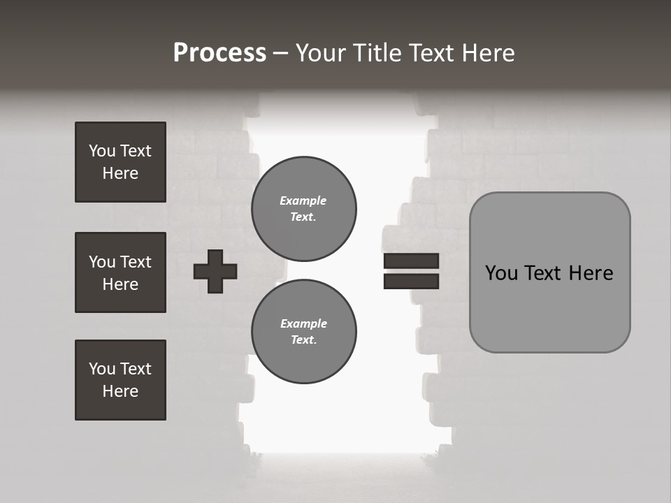 Closed Conceptual Secret PowerPoint Template