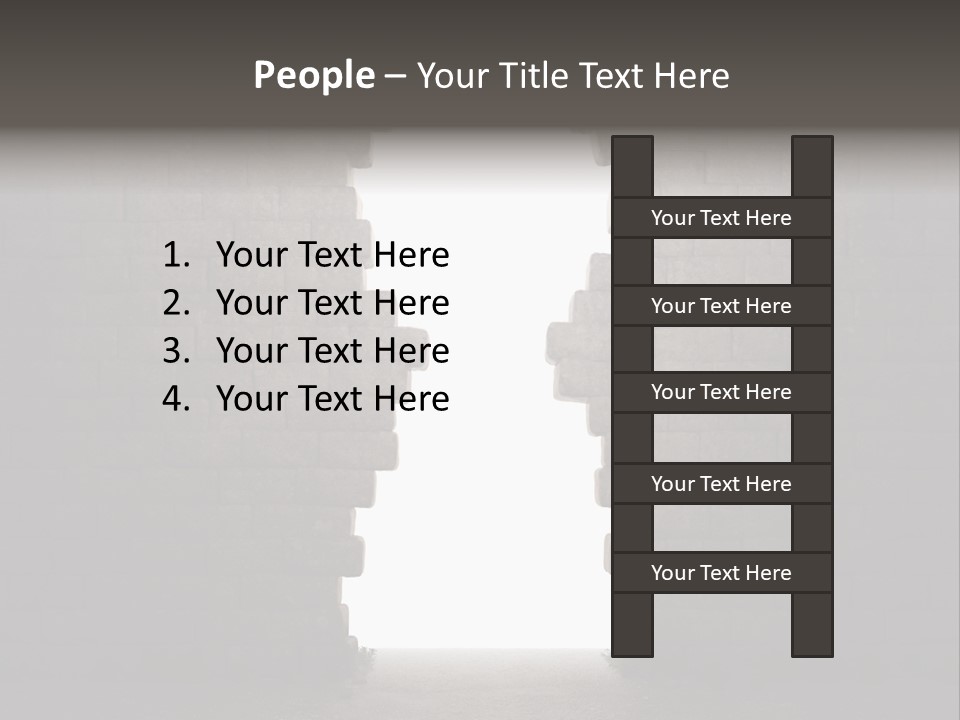 Closed Conceptual Secret PowerPoint Template