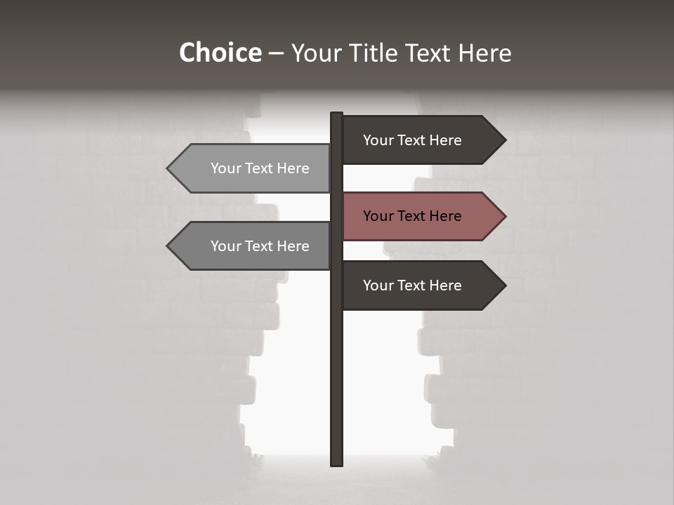 Closed Conceptual Secret PowerPoint Template