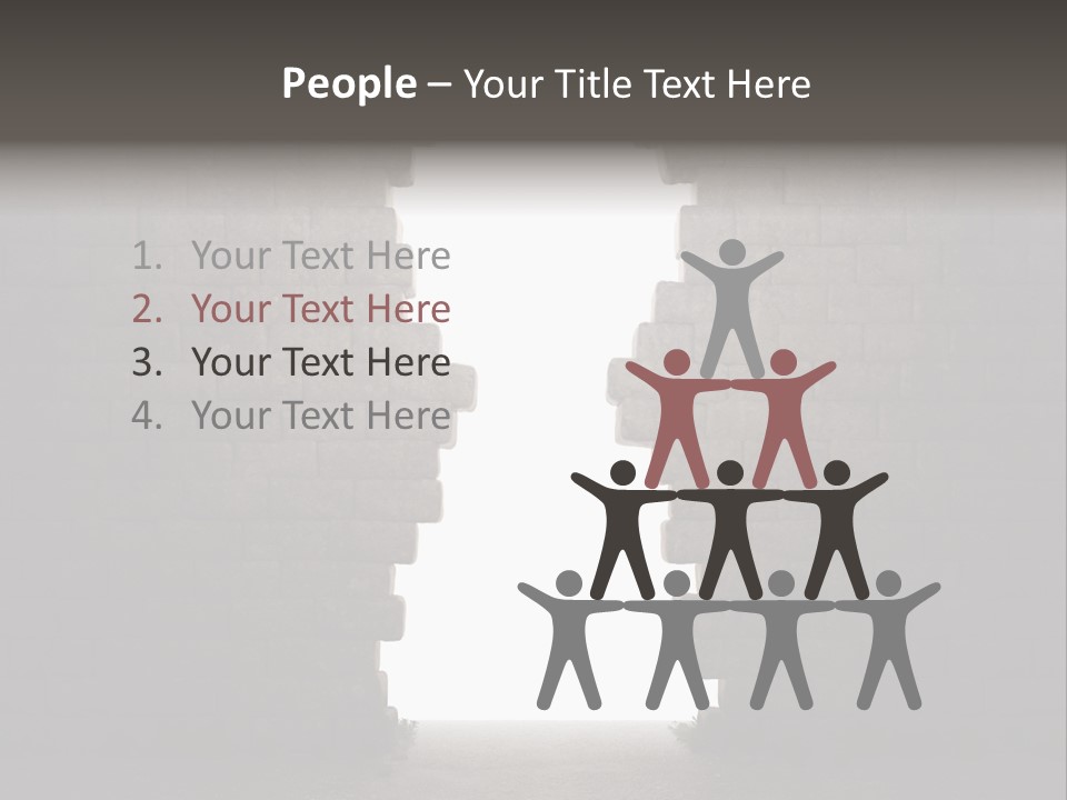 Closed Conceptual Secret PowerPoint Template