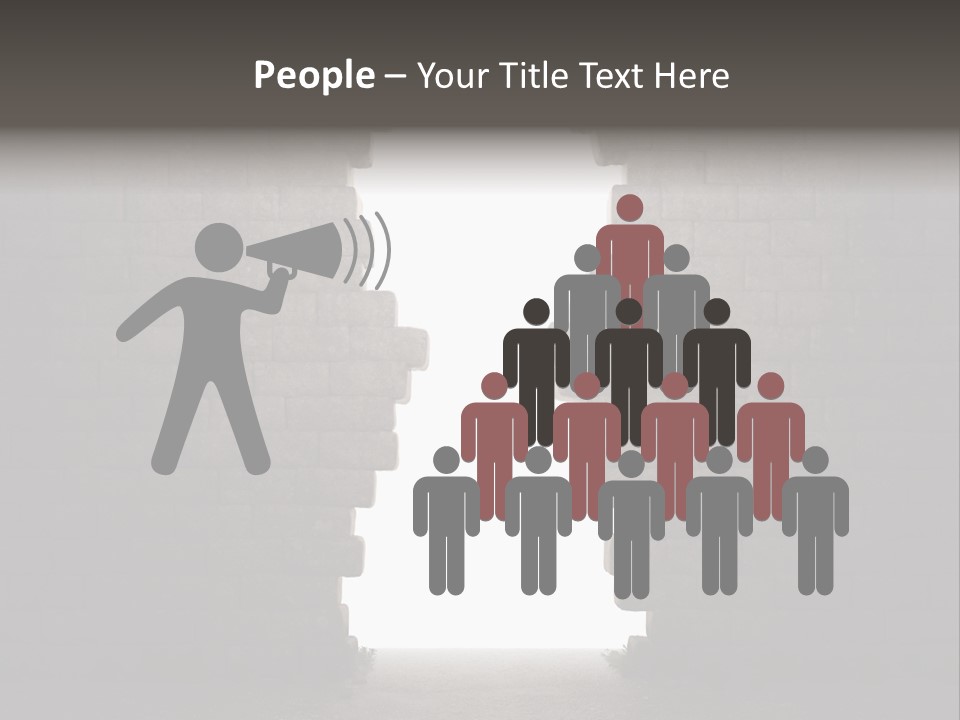 Closed Conceptual Secret PowerPoint Template