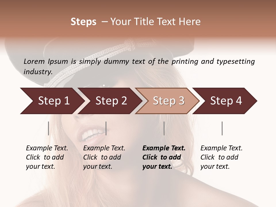 Beautiful Looking Facial PowerPoint Template