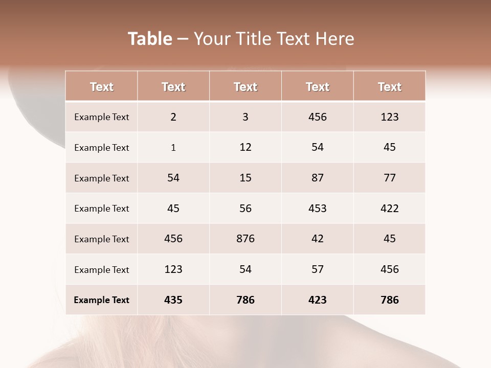 Beautiful Looking Facial PowerPoint Template