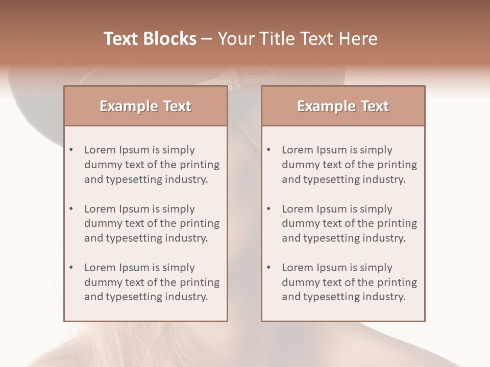Beautiful Looking Facial PowerPoint Template