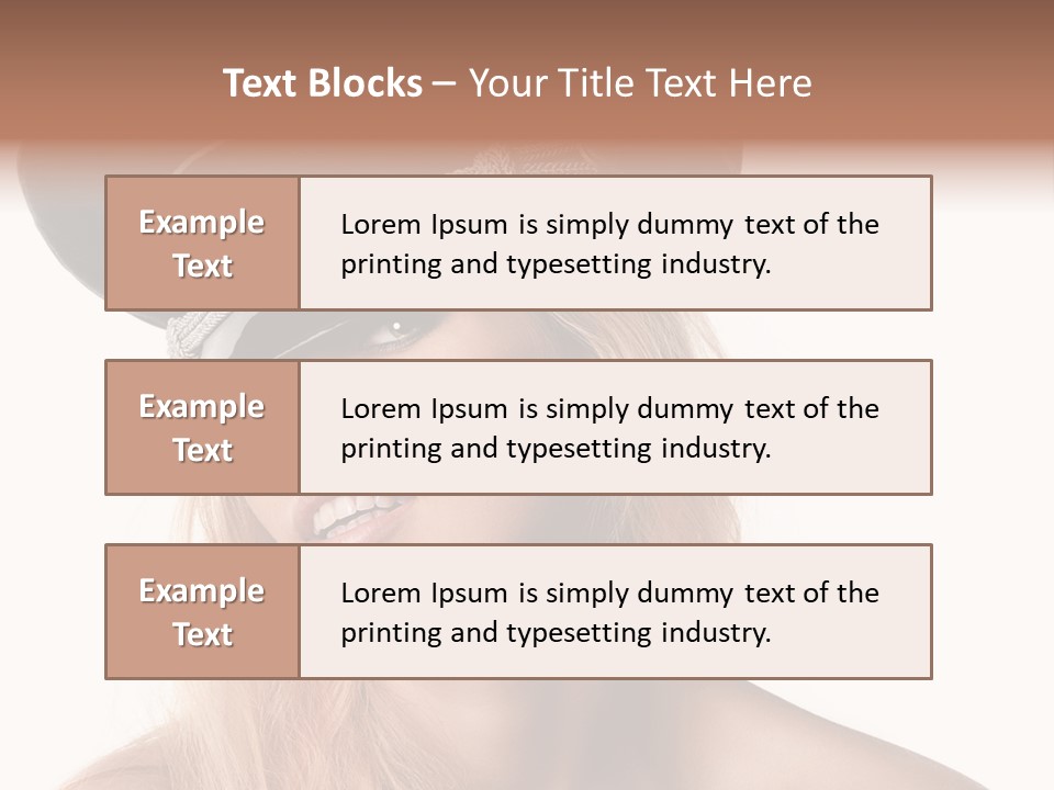 Beautiful Looking Facial PowerPoint Template