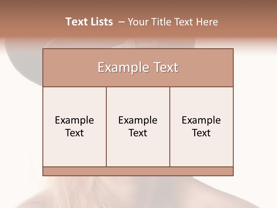 Beautiful Looking Facial PowerPoint Template