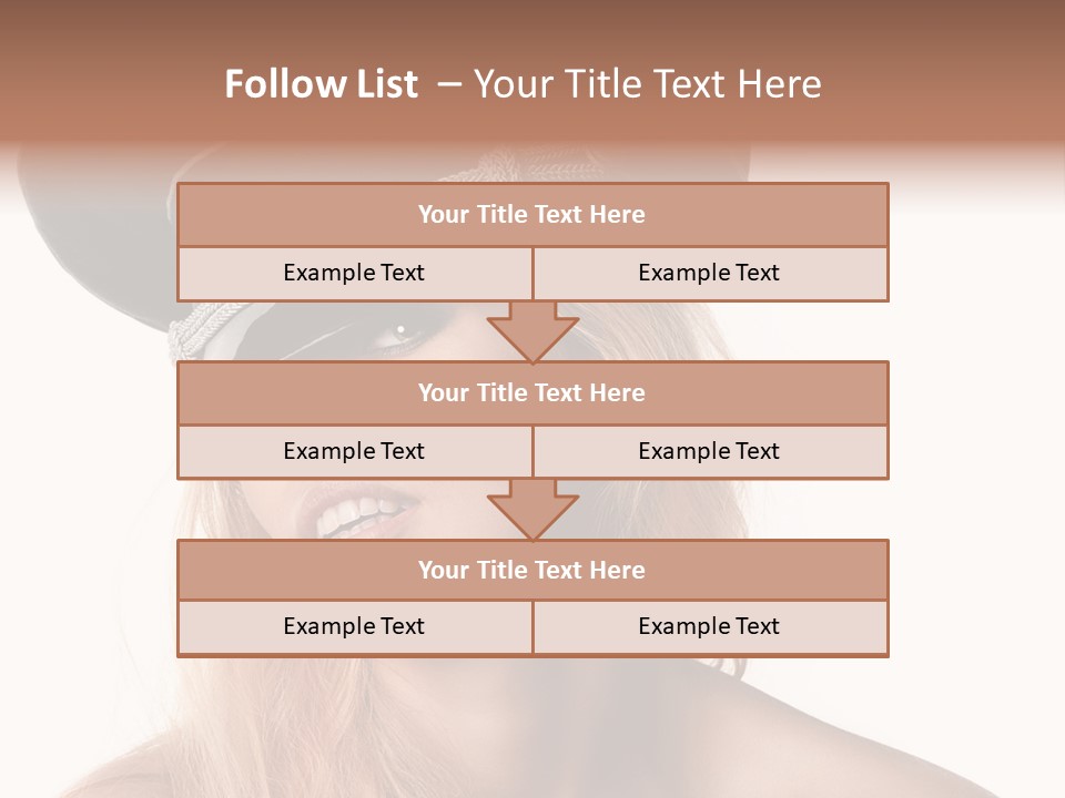 Beautiful Looking Facial PowerPoint Template