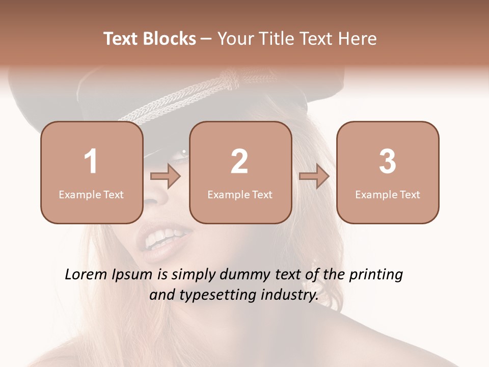 Beautiful Looking Facial PowerPoint Template