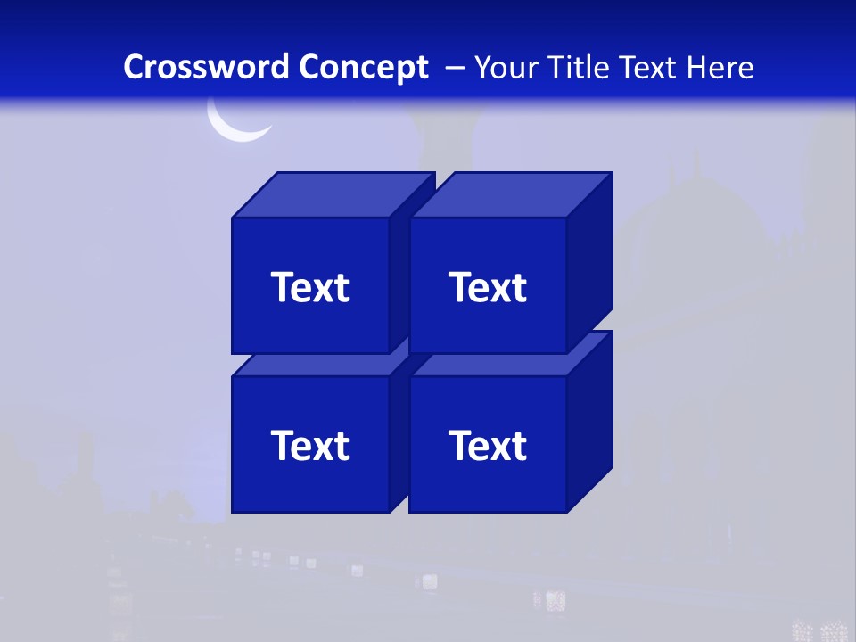 Islamic Stars Spiritual PowerPoint Template