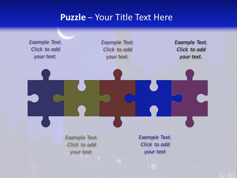 Islamic Stars Spiritual PowerPoint Template