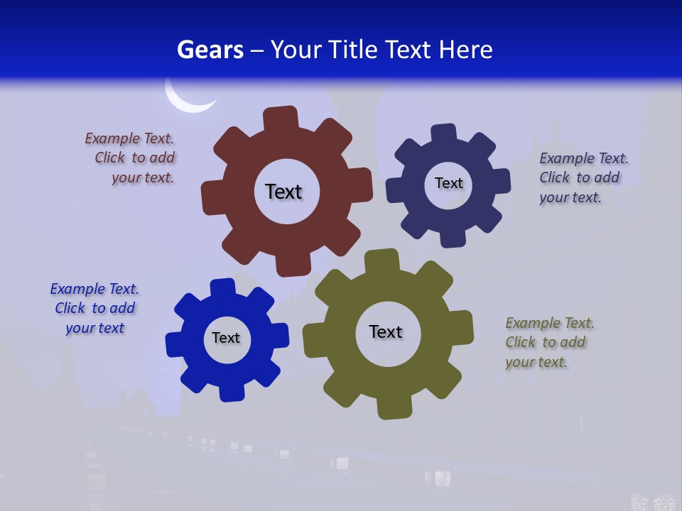 Islamic Stars Spiritual PowerPoint Template