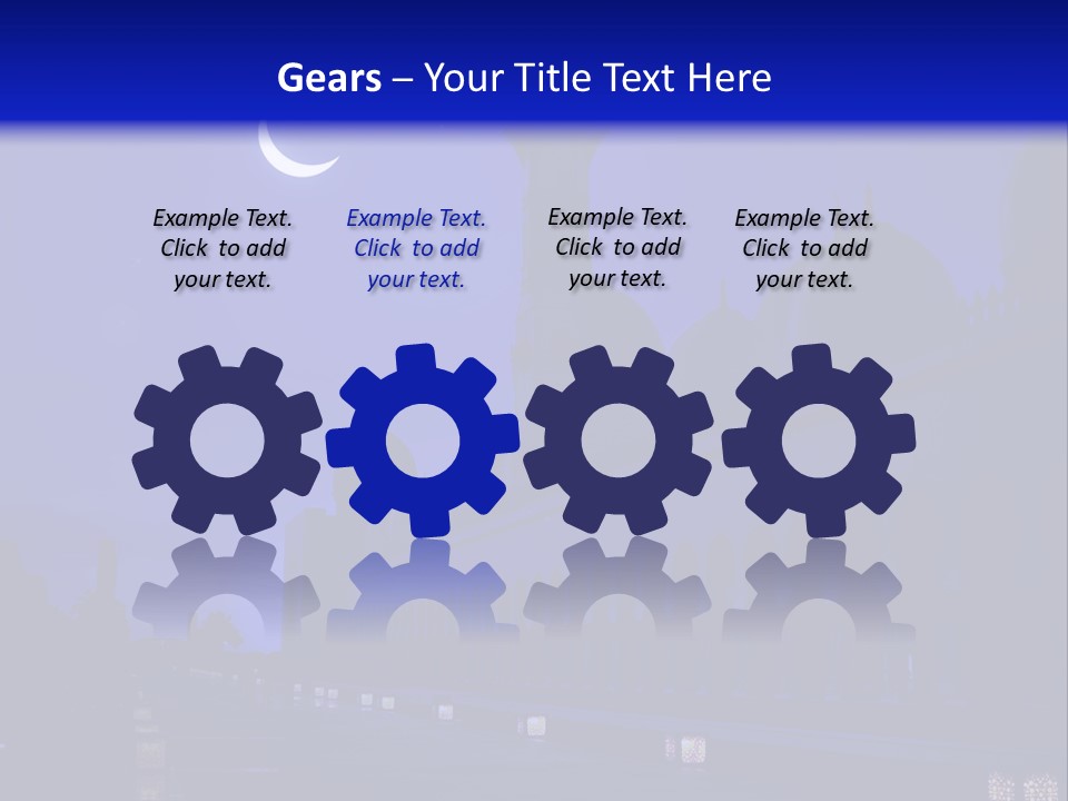 Islamic Stars Spiritual PowerPoint Template