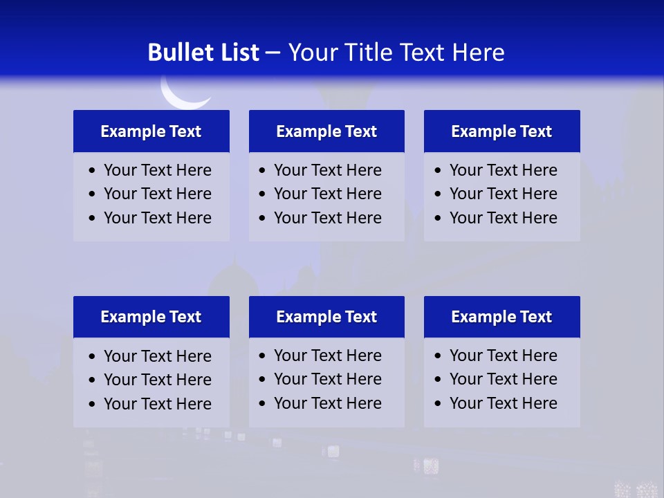 Islamic Stars Spiritual PowerPoint Template