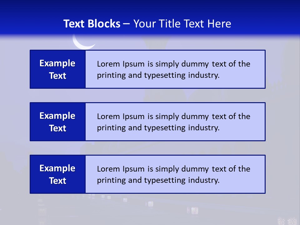 Islamic Stars Spiritual PowerPoint Template