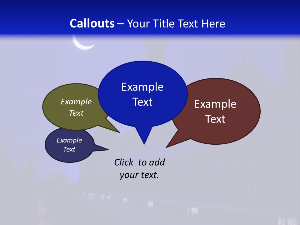 Islamic Stars Spiritual PowerPoint Template