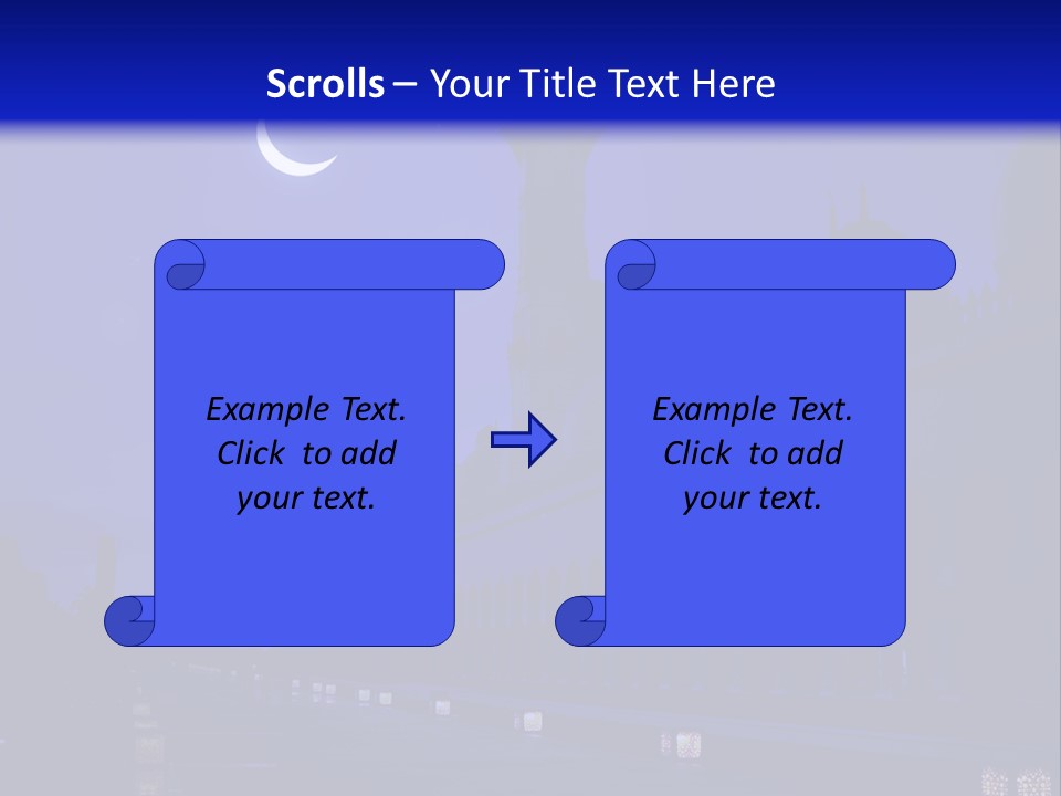 Islamic Stars Spiritual PowerPoint Template