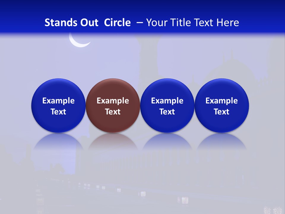 Islamic Stars Spiritual PowerPoint Template