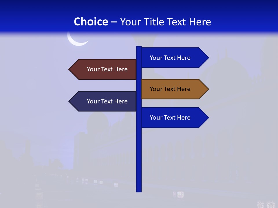 Islamic Stars Spiritual PowerPoint Template