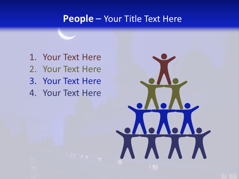 Islamic Stars Spiritual PowerPoint Template