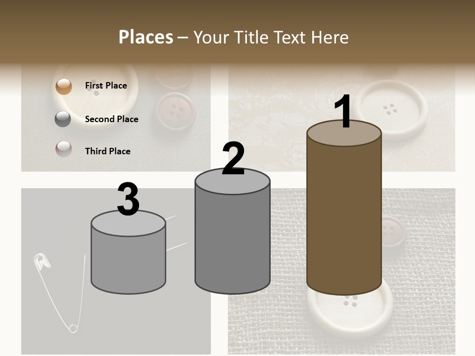 Steel Paper Accessories PowerPoint Template