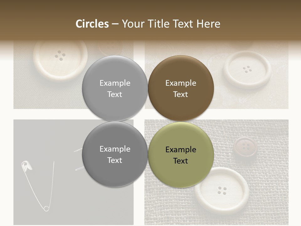 Steel Paper Accessories PowerPoint Template