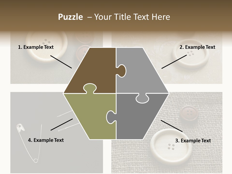Steel Paper Accessories PowerPoint Template