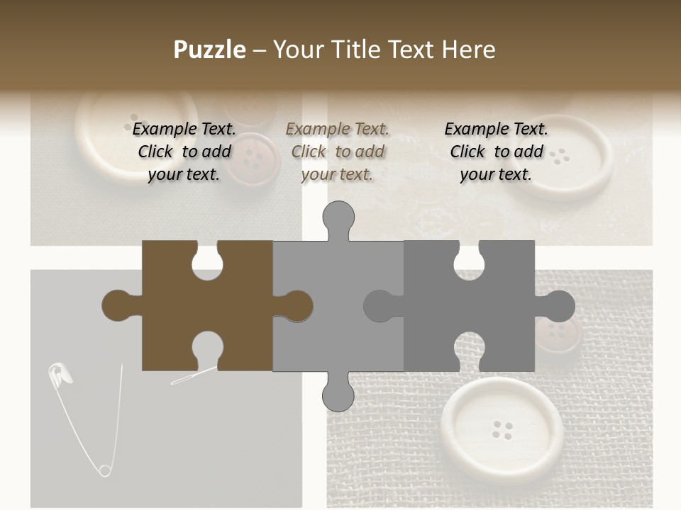 Steel Paper Accessories PowerPoint Template