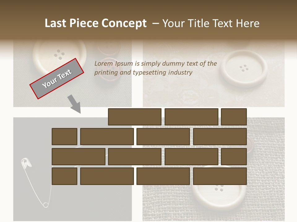 Steel Paper Accessories PowerPoint Template