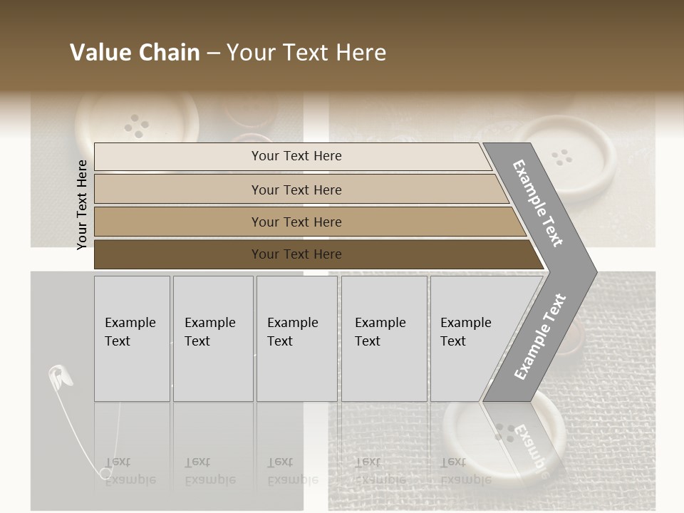 Steel Paper Accessories PowerPoint Template