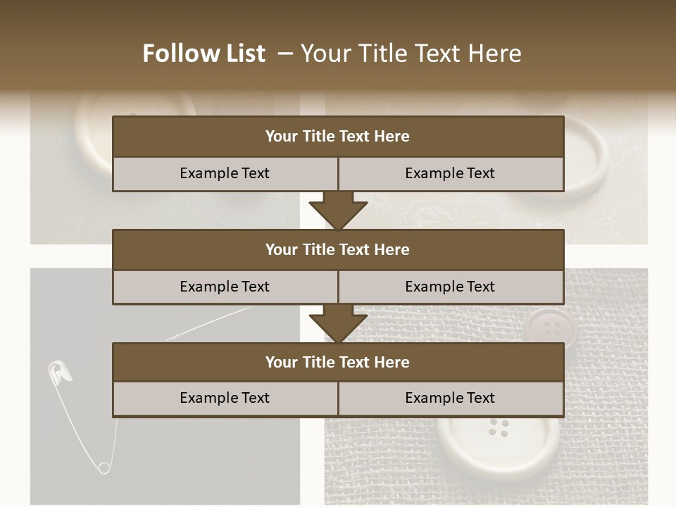 Steel Paper Accessories PowerPoint Template