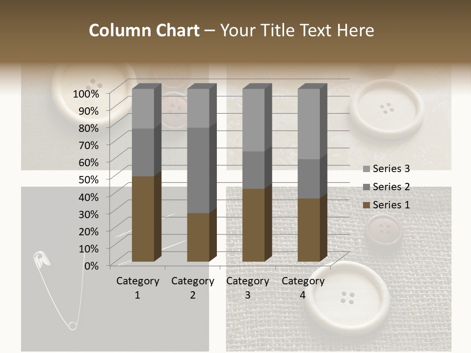 Steel Paper Accessories PowerPoint Template