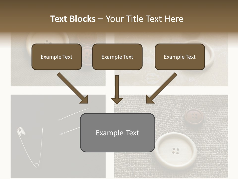 Steel Paper Accessories PowerPoint Template