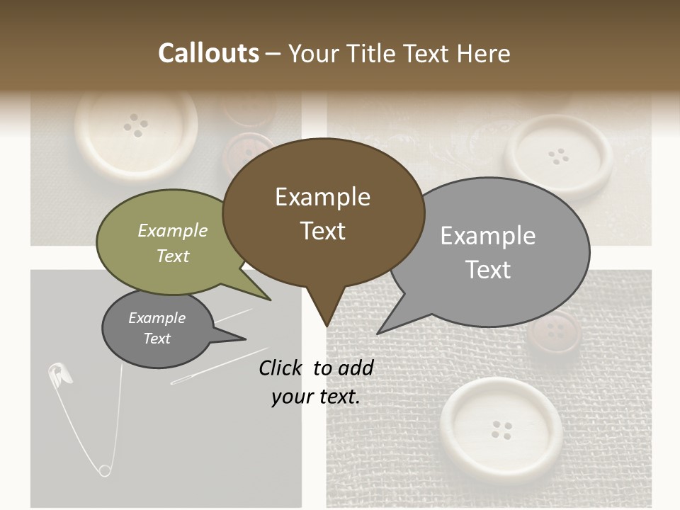 Steel Paper Accessories PowerPoint Template