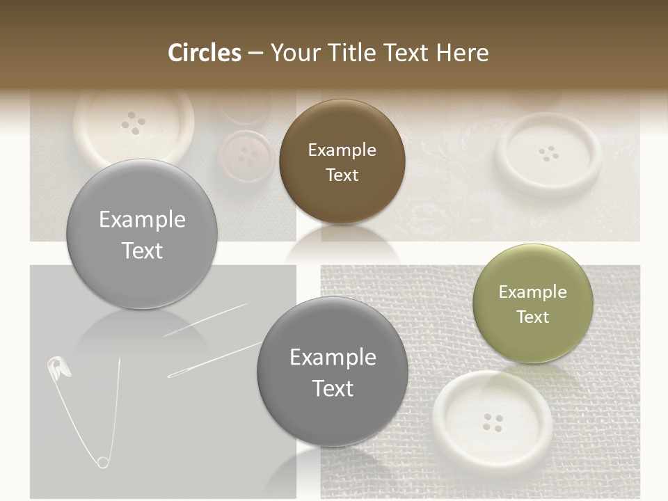 Steel Paper Accessories PowerPoint Template