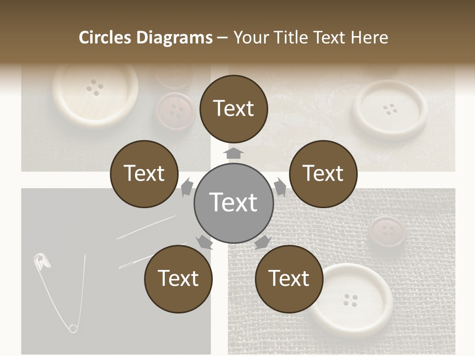 Steel Paper Accessories PowerPoint Template