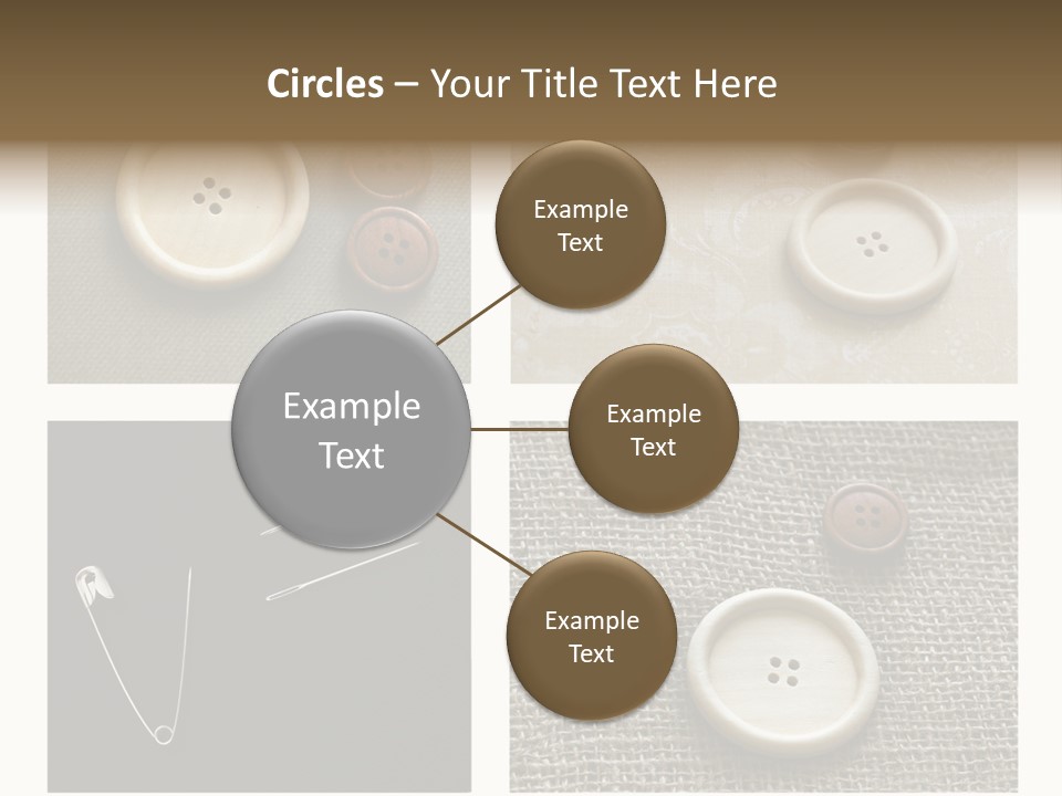 Steel Paper Accessories PowerPoint Template