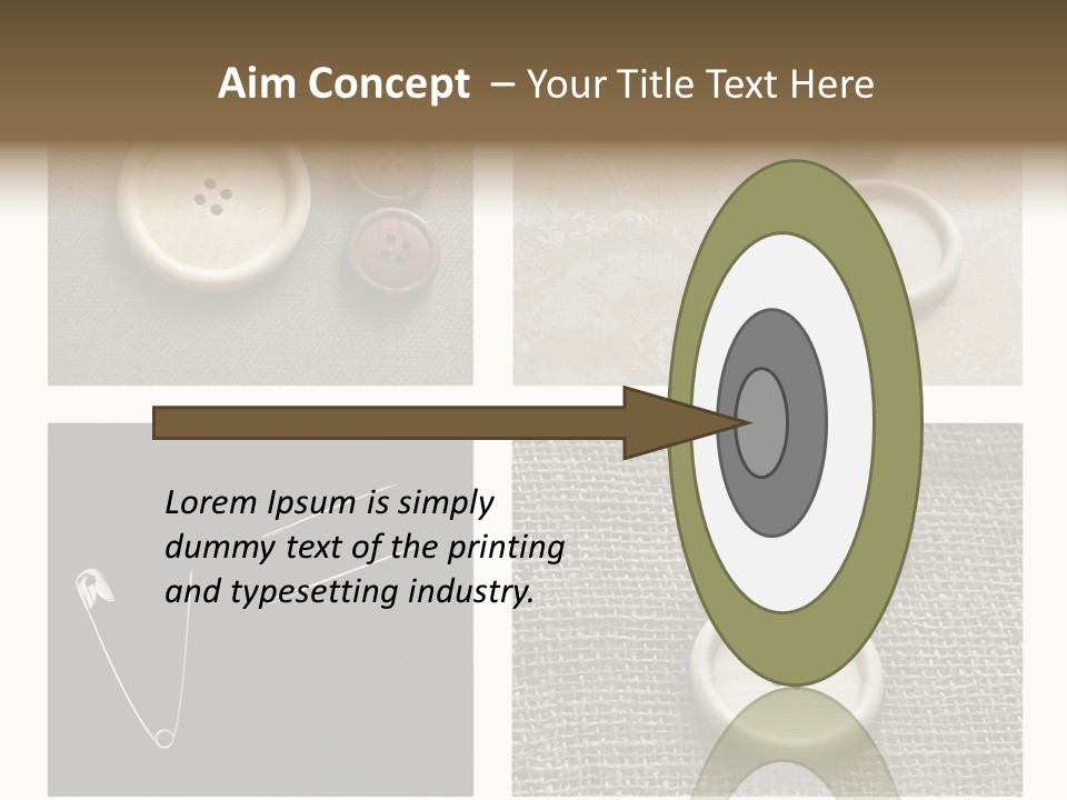 Steel Paper Accessories PowerPoint Template