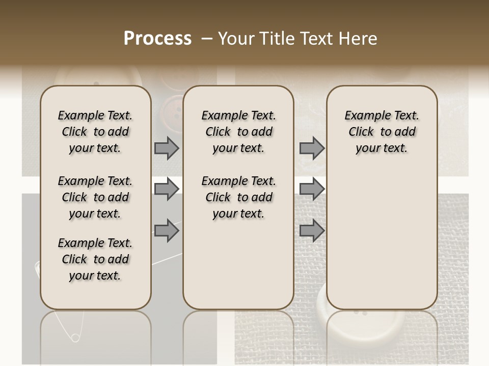 Steel Paper Accessories PowerPoint Template