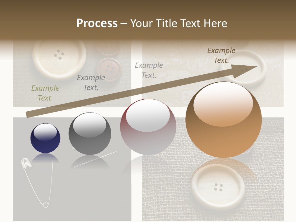 Steel Paper Accessories PowerPoint Template