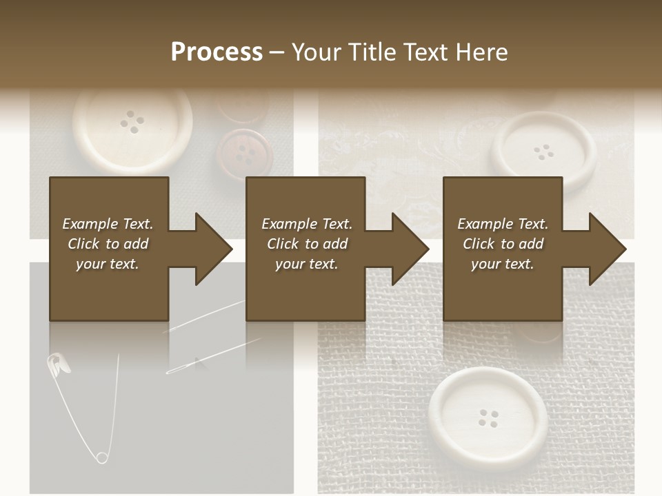 Steel Paper Accessories PowerPoint Template