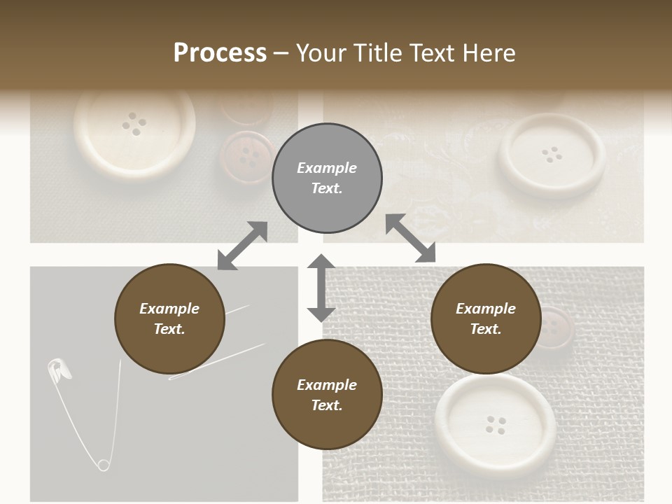 Steel Paper Accessories PowerPoint Template