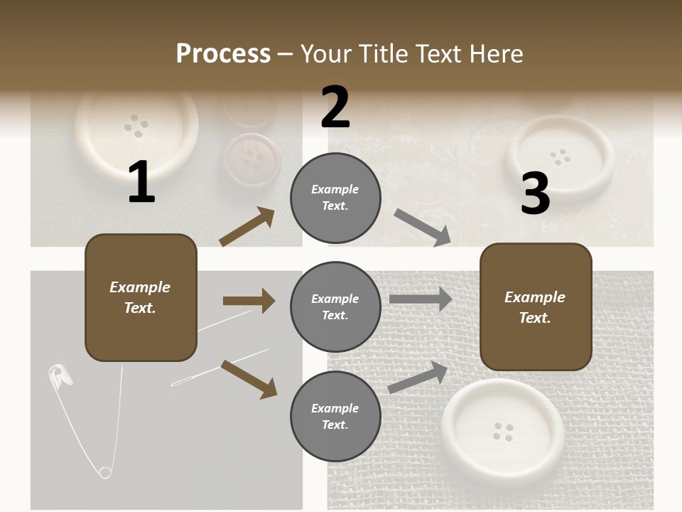 Steel Paper Accessories PowerPoint Template