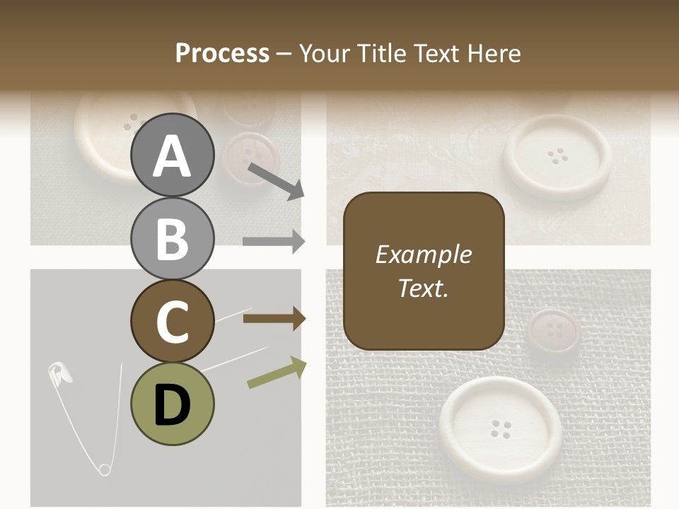 Steel Paper Accessories PowerPoint Template